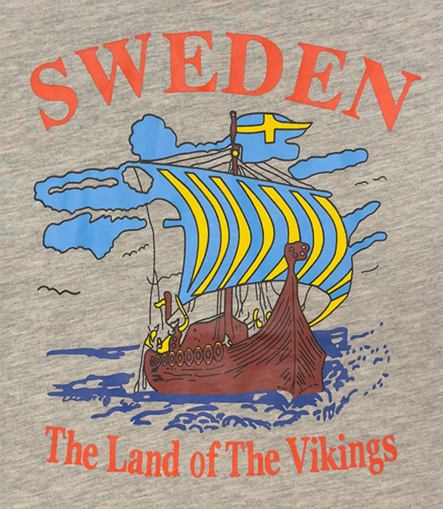 Children's T-Shirt - Sweden "Land of the Vikings" Design - Style Council
