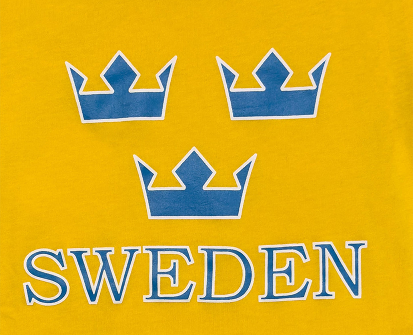 Sweden Three Crown Kids' T-Shirt – Yellow - Style Council