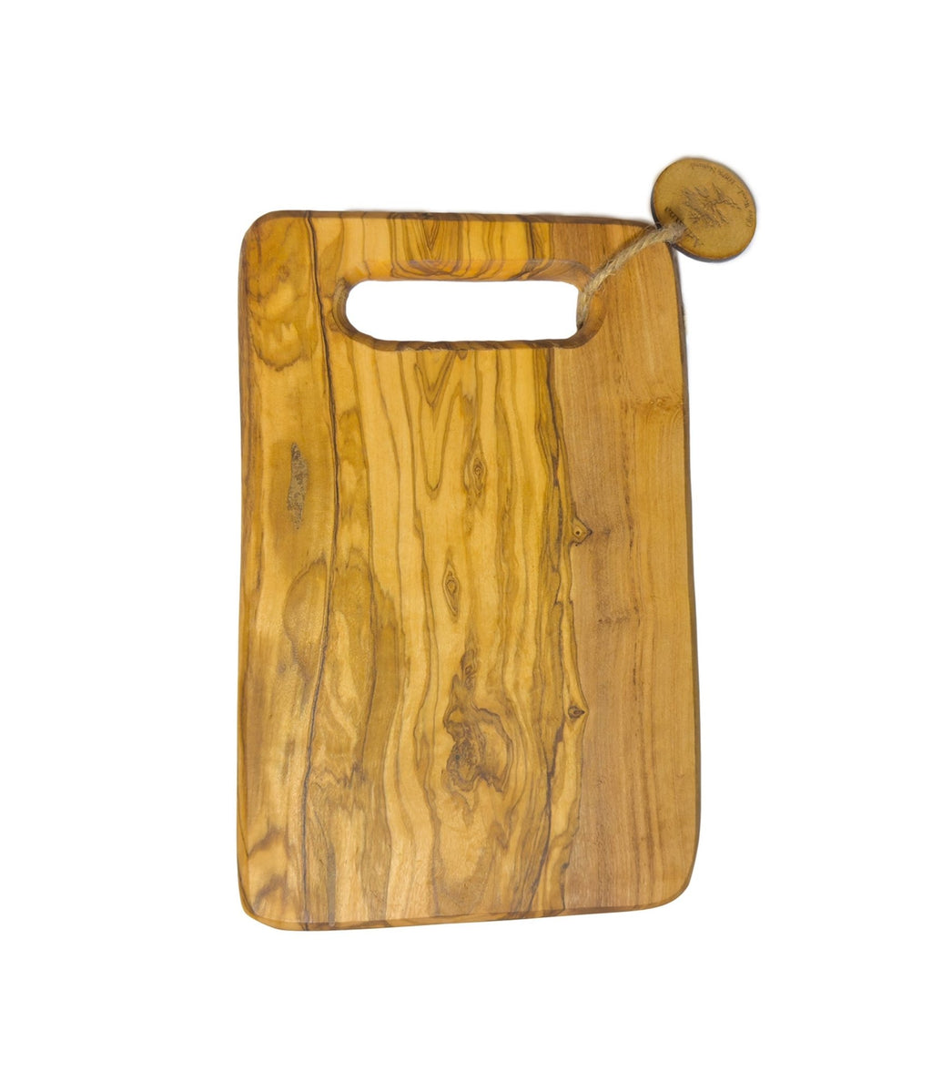 Back View of Viking Engraved Wooden Cutting Board  in Clean Brown Color  – Sweden Souvenir - Style Council