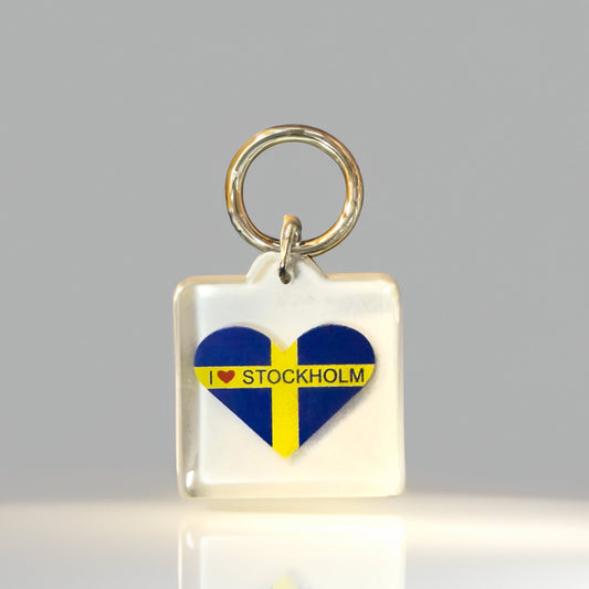 I Love Stockholm Keyring