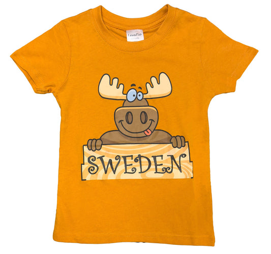 Children's T-Shirt - Sweden Moose Design - Style Council