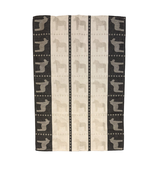 Dala Horse Kitchen Towel – Swedish Souvenir Cotton Linen - Style Council