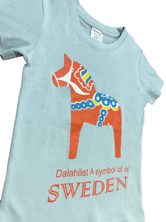 Dalahäst Children's T-Shirt - A Symbol of Sweden - Style Council
