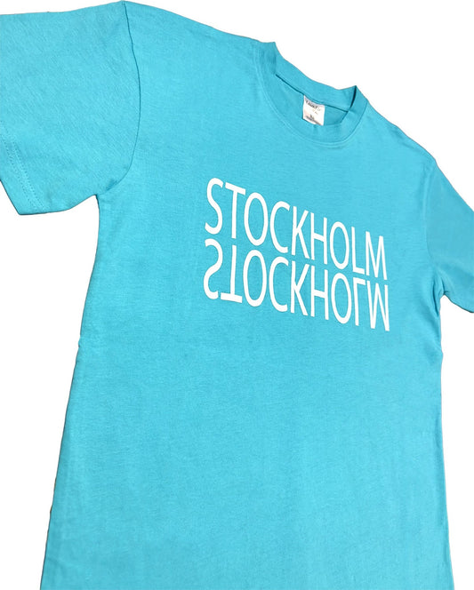 Stockholm Reflection T-Shirt – Turquoise - Style Council
