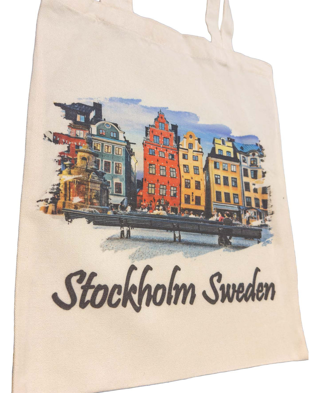 Stockholm Sweden Canvas Tote Bag – Practical Swedish Souvenir - Style Council