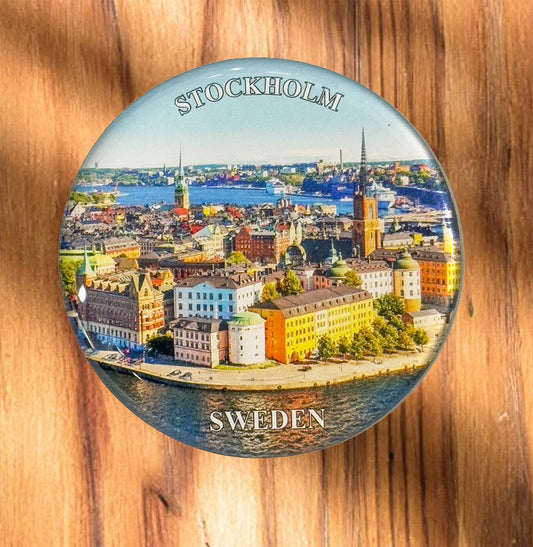 Stockholm Sweden Fridge Magnet – Scenic Old Town Souvenir - Style Council