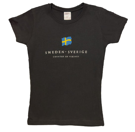 Sweden Country of Vikings T-Shirt - Women's Fit - Style Council