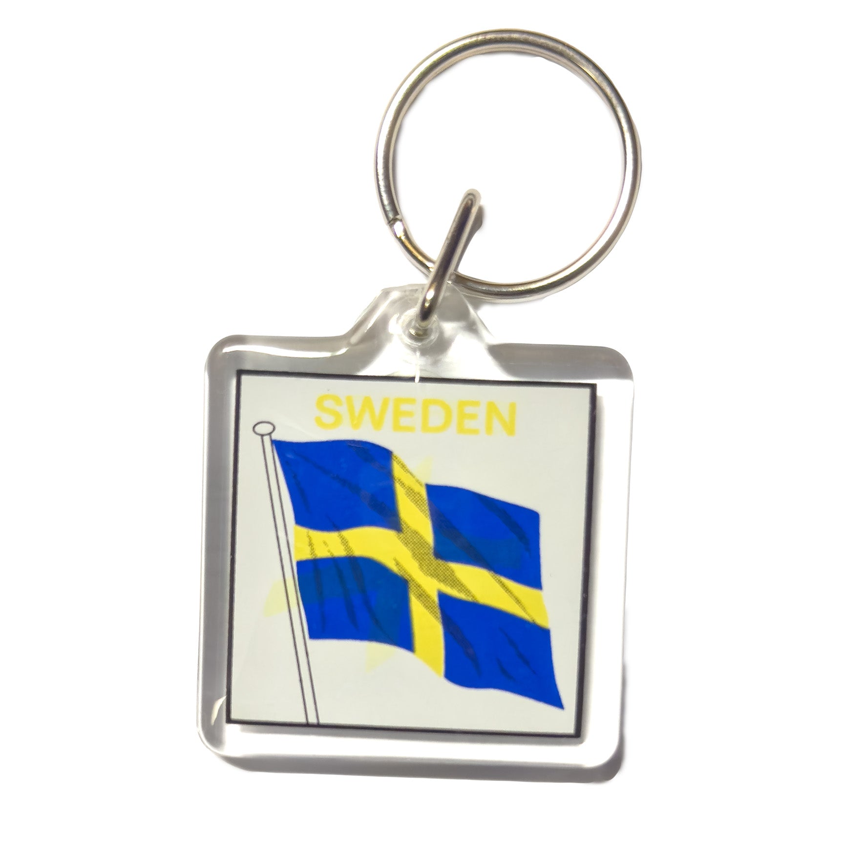 Sweden Flag Keyring - Style Council