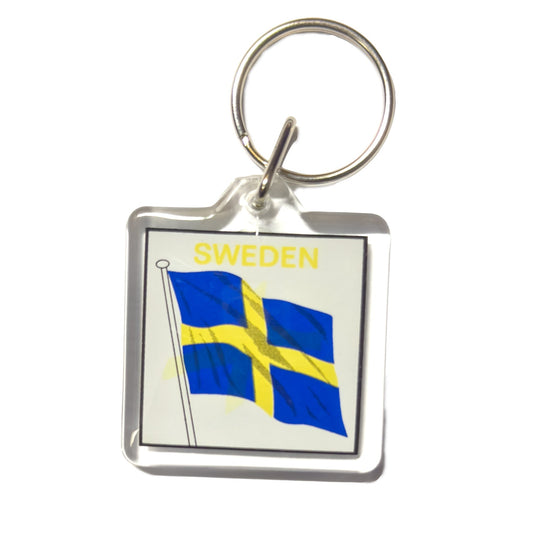 Sweden Flag Keyring - Style Council