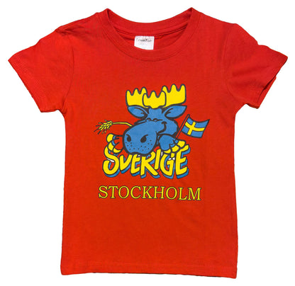 Sweden Moose Kids' T-Shirt – Stockholm Souvenir - Style Council