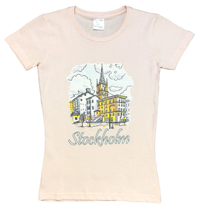 Women’s Stockholm Riddarholmen Print T-Shirt - Style Council