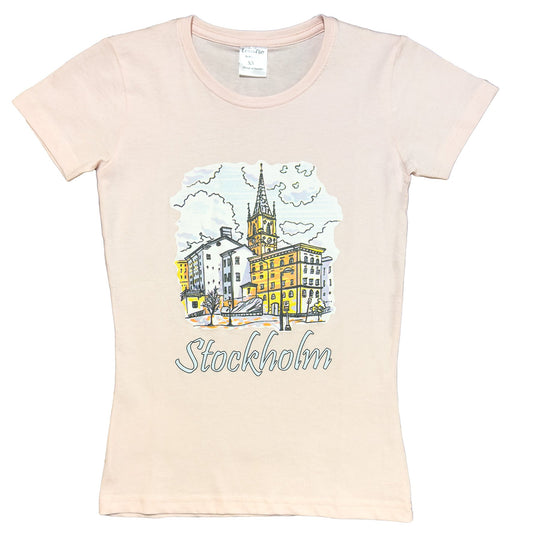Women’s Stockholm Riddarholmen Print T-Shirt - Style Council