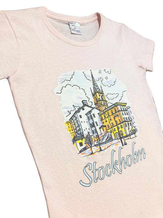 Women’s Stockholm Riddarholmen Print T-Shirt - Style Council
